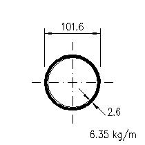 101.6x2.6CHS