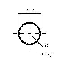 101.6x5.0CHS