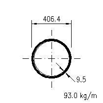 406.4x9.5CHS