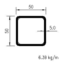 50x50x5.0SHS