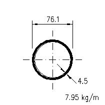 76.1x4.5CHS