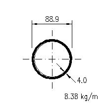 88.9x4.0CHS