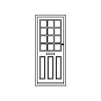 Door Elevations | FREE AutoCAD Blocks | cad-blocks.co.uk