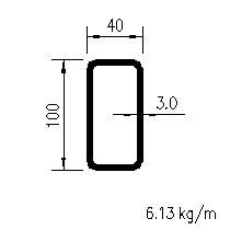 CFRHS 100x40x3.0