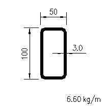 CFRHS 100x50x3.0