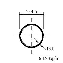 HFCHS 244.5x16.0