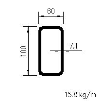 HFRHS 100x60x7.1