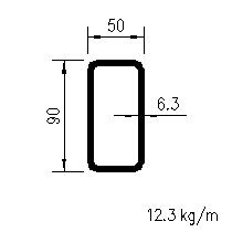 HFRHS 90x50x6.3