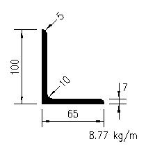 L 100x65x7