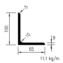 L 100x65x9