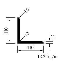 L 110x110x11