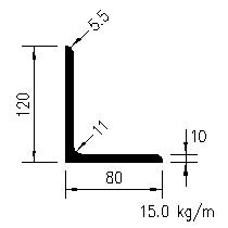 L 120x80x10