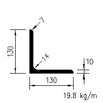 L 130x130x10