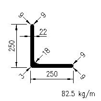 L 250x250x22