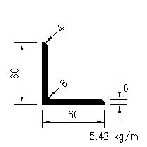 L 60x60x6