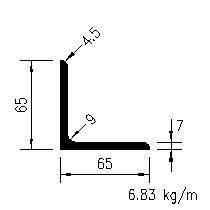 L 65x65x7