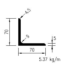 L 70x70x5