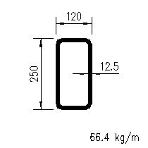 hfrhs 250x120x12.5