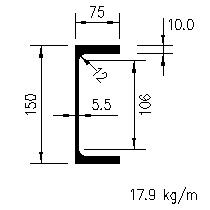 pfc 150x75x18