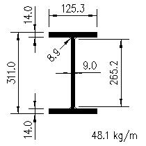 ub 305x127x48