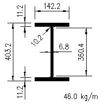 ub 406x140x46