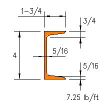 C 4x7.25