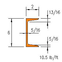 C 6x10.5