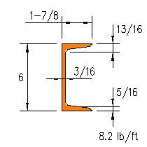 C 6x8.2