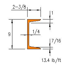 C 9x13.4