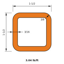 HSS 1.5x1.5x0.1875
