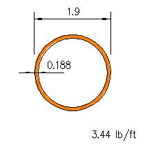 HSS 1.9x0.188