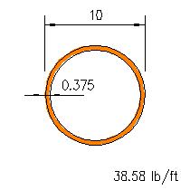 HSS 10x0.375