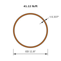 HSS 11.75x0.337