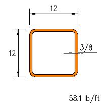 HSS 12x12x0.375