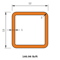 HSS 12x12x1