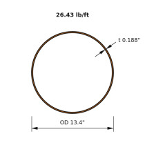 HSS 13.375x0.188