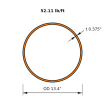 HSS 13.375x0.375
