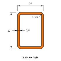 HSS 14x10x0.875