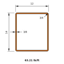 HSS 14x12x0.375