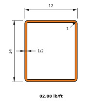 HSS 14x12x0.500