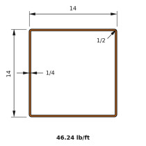 HSS 14x14x0.250