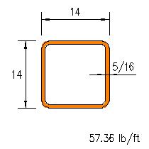 HSS 14x14x0.3125