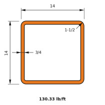 HSS 14x14x0.750