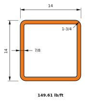 HSS 14x14x0.875
