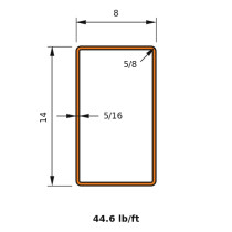 HSS 14x8x0.3125
