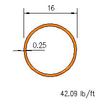 HSS 16x0.250