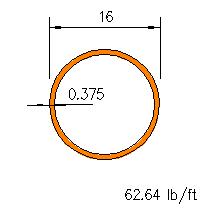 HSS 16x0.375