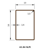 HSS 16x10x0.250