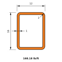 HSS 16x12x1