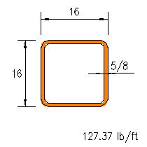 HSS 16x16x0.625